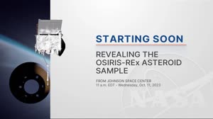 NASA Revealing the OSIRIS-REx Asteroid Sample - Oct. 11, 2023